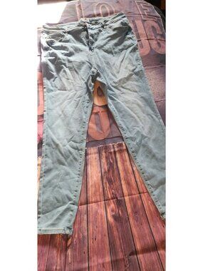 Wax Jean Stretch Skinny Jeans 3XL Light Blue